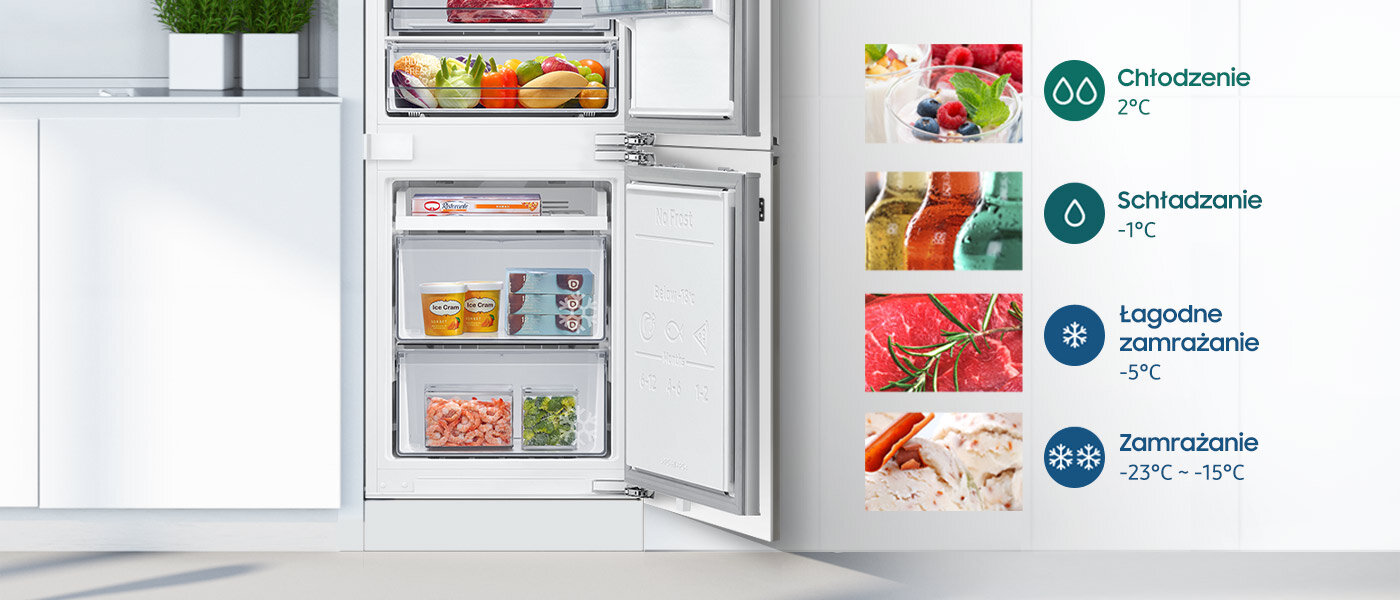 4 cykle pracy zamrażalnika