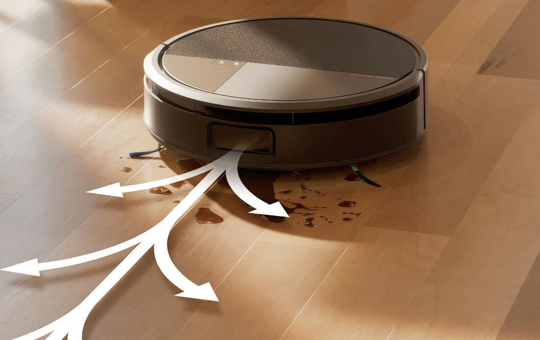 Robot sprzątający IROBOT Roomba Max 705 Combo Czarny na każdej powierzchni usuwa zabrudzenia z podłóg twardych, dywanów i wykładzin z sierścią i zaschniętymi plamami wygoda komfort