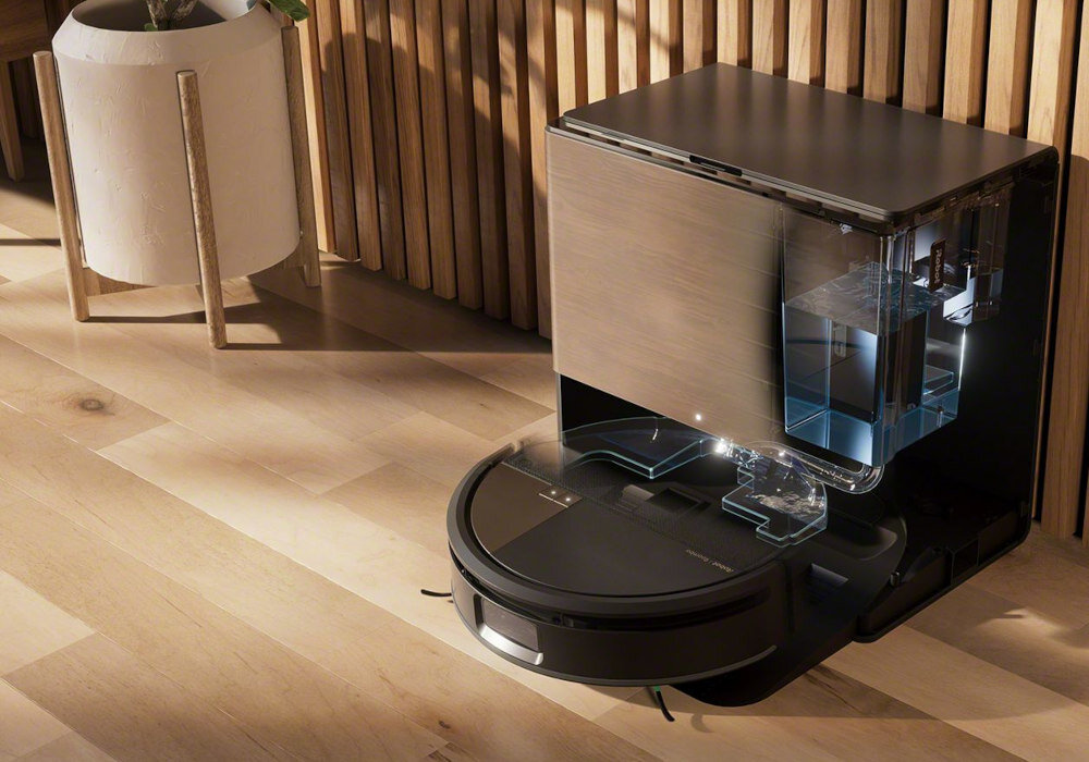 robot sprzątający IROBOT Roomba Max 705 Combo Czarny Stacja AutoWash™ do 75 dni bezobsługowej pracy Automatycznie opróżnia pojemnik dozuje płyn pierze wałek