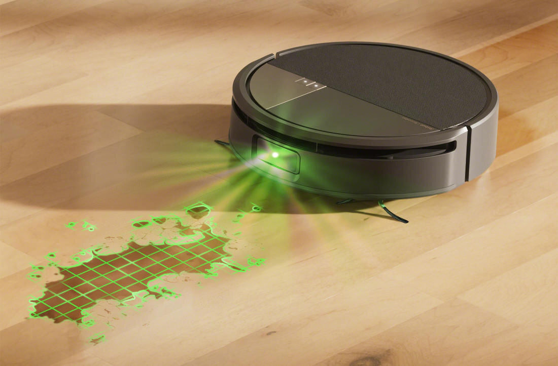 robot sprzątający IROBOT Roomba Max 705 Combo Czarny Technologia Dirt Detect™ miejsca wymagające intensywnego czyszczenia skutecznie usunąć plamy i nagromadzony brud