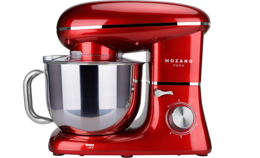 Robot planetarny MOZANO Kitchen Assistent 1400W stabilna cicha praca moc pojemnosc naped system planetarny