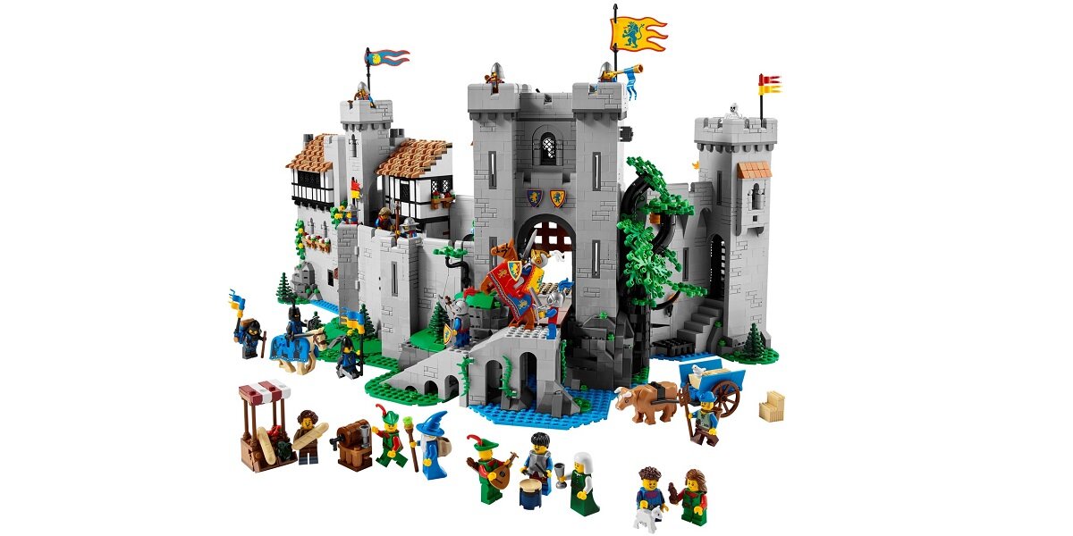 LEGO Icons Zamek rycerzy herbu Lew 10305 Poznaj całą masę szczegółów