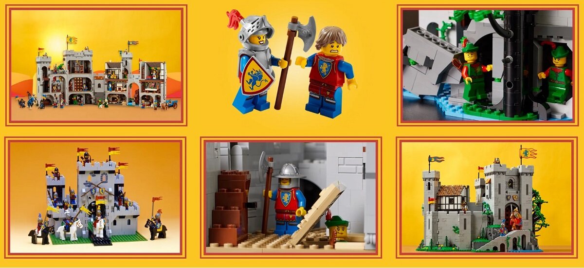 LEGO Icons Zamek rycerzy herbu Lew 10305 Wysoka jakość i bezpieczeństwo