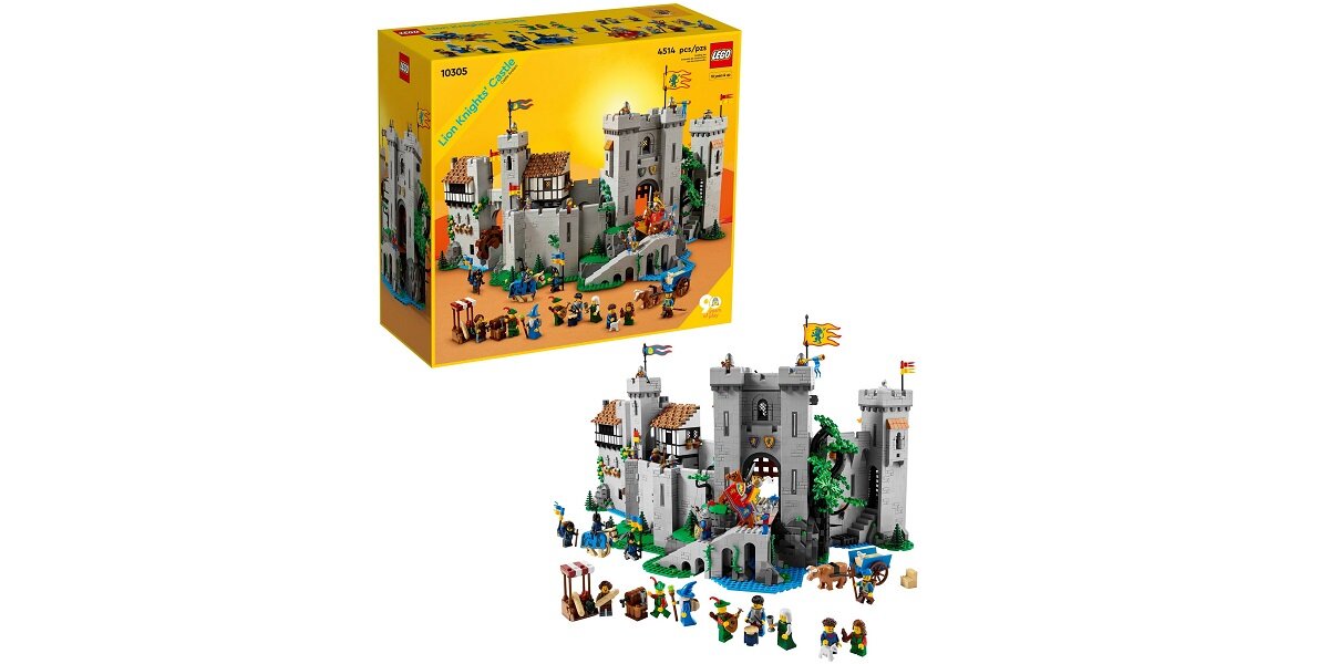 LEGO Icons Zamek rycerzy herbu Lew 10305 Od lat dla Was