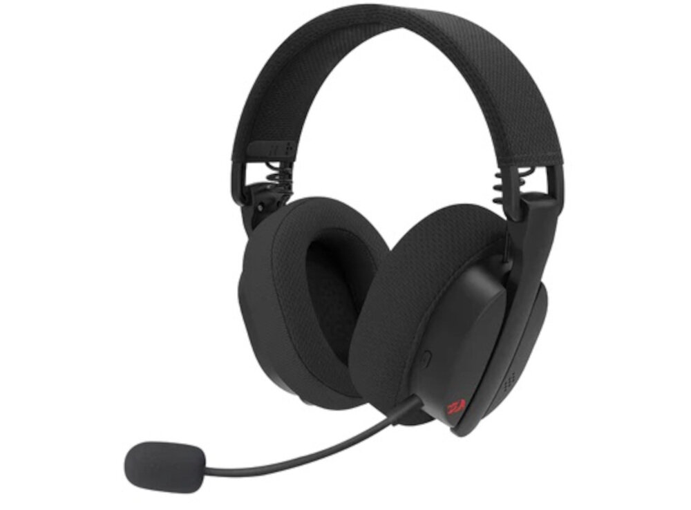 Słuchawki REDRAGON H888 Luce - Wygoda i swoboda grania, słuchawki na białym tle po skosie