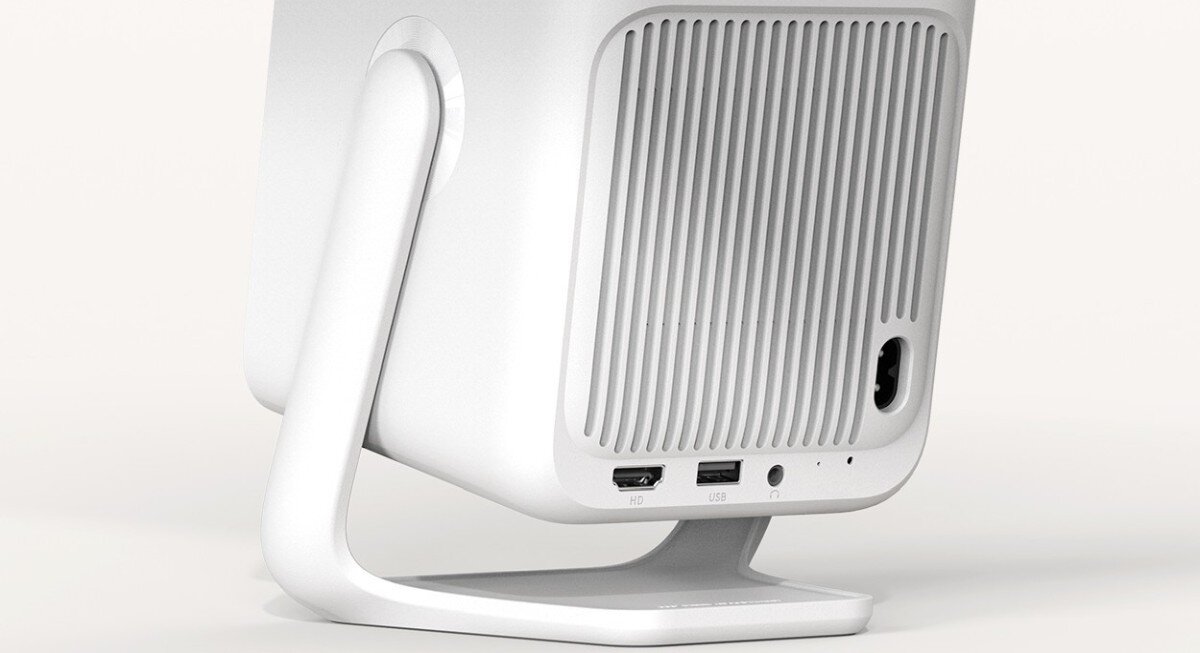 Projektor WANBO T2 Ultra - Przydatne interfejsy, USB-A, HDMI i Audio, Chromecast, kadr projektora, złącza