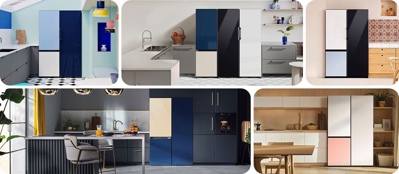 5 przykładowych aranżacji, w których wykorzystane zostały lodówki Samsung Bespoke 5 przykładowych aranżacji, w których wykorzystane zostały lodówki Samsung Bespoke