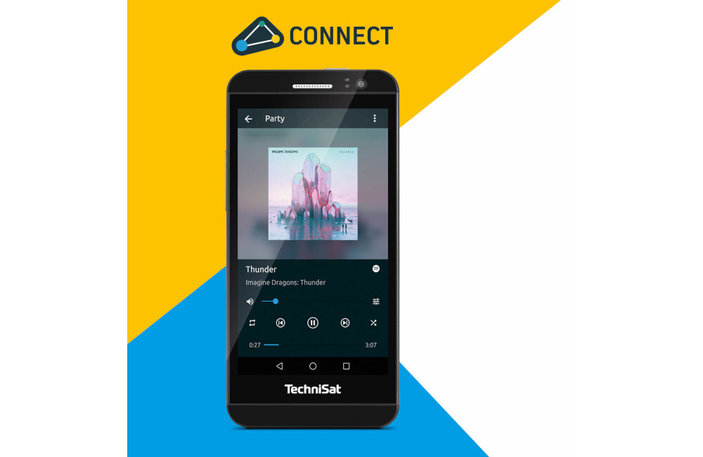 TECHNISAT Digitradio 370 IR CZARNY aplikacja zdalne sterowanie iOS Android