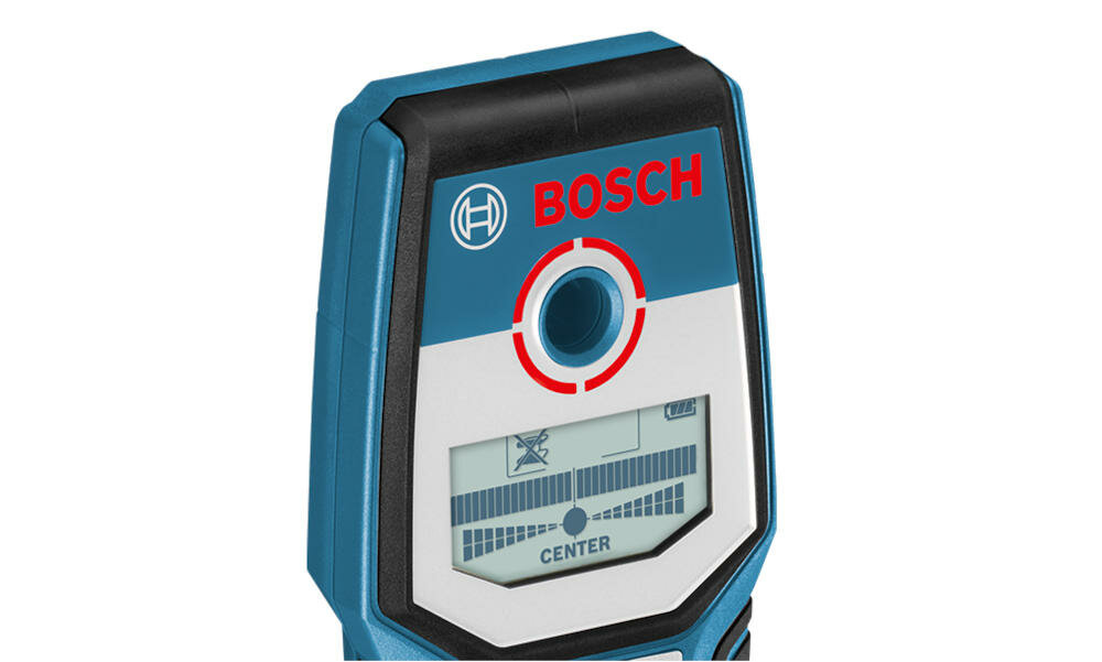 BOSCH Professional GMS 120 interfejs wyświetlacz prosta wygodna obsługa