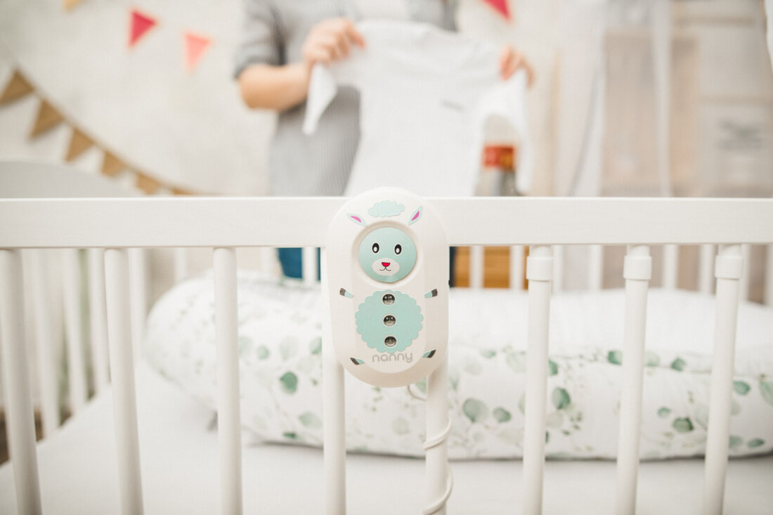 Monitor oddechu NANNY BM-03 Monitorowanie temperatury wbudowany czujnik temperatury za pomocą sygnału świetlnego