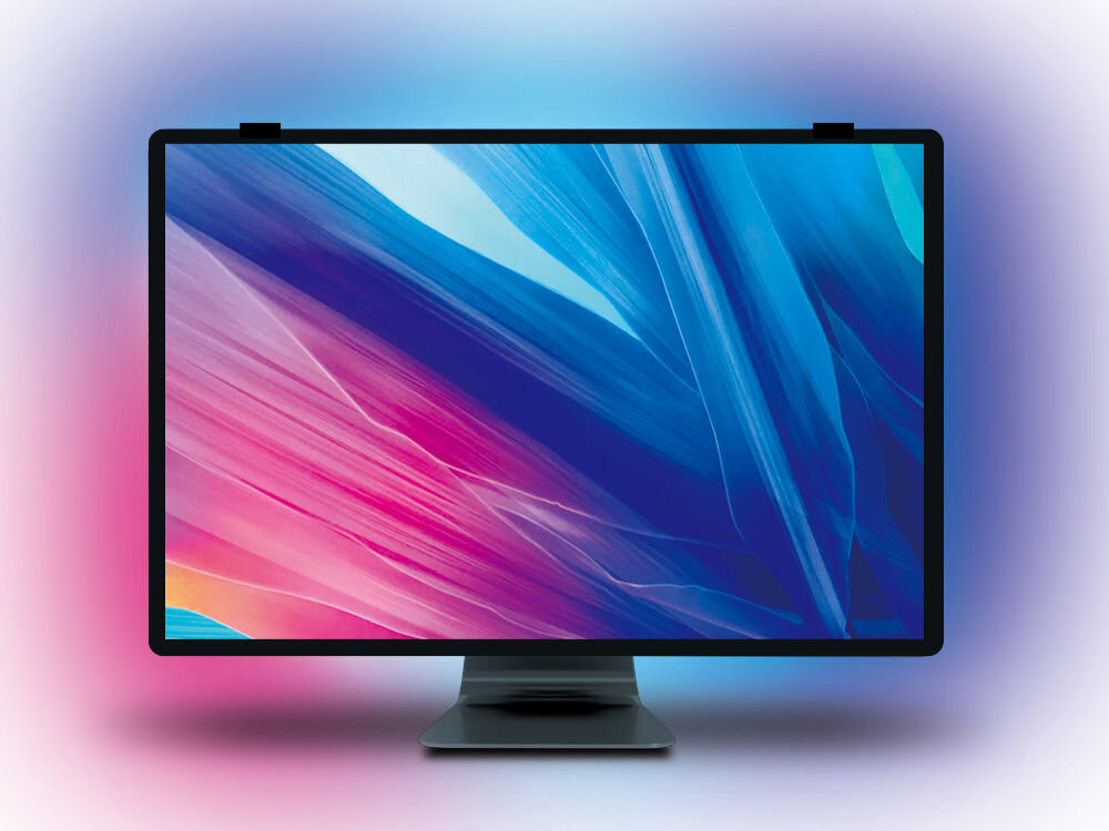 Ramka RGB MAD DOG Gaming Light Frame GLF300 ekran podświetlony kolorowo przez zamontowaną z tyłu taśmę