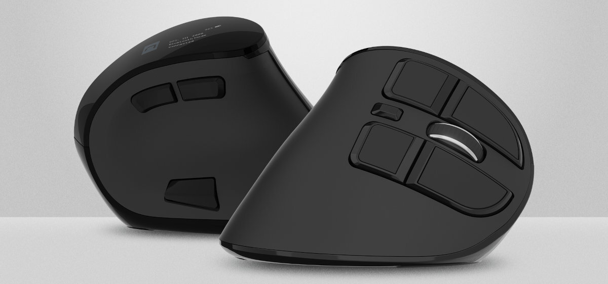 Natec Euphonie Pro ciche przełączniki główne Redukcja hałasu - mysz na jasnym tle