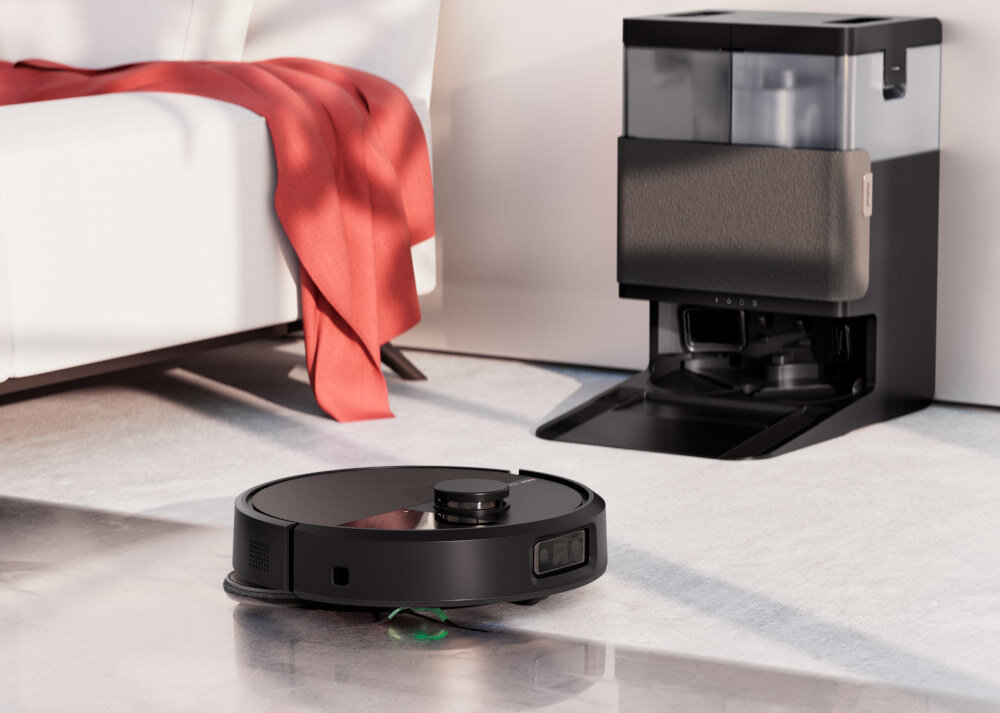 Robot sprzątający IROBOT Roomba Plus 505 Autowash Czarny Pełna kontrola w aplikacji Aplikacja Ustawienia ssania harmonogram pracy przejazdy w strefach wymagających większej uwagi