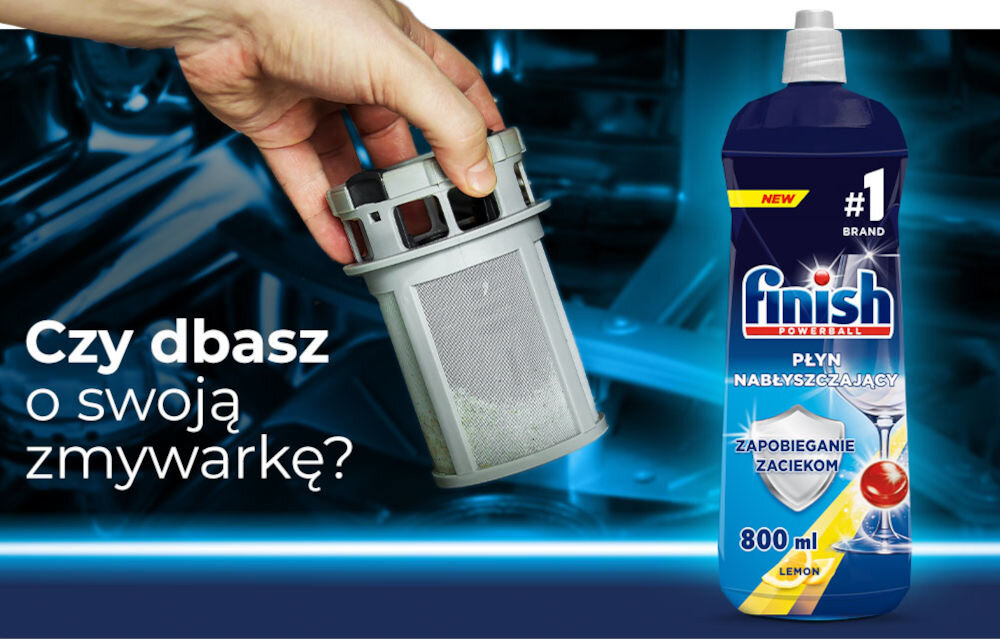Nabłyszczacz do zmywarek FINISH Shine Protect Cytrynowy 800 ml cechy