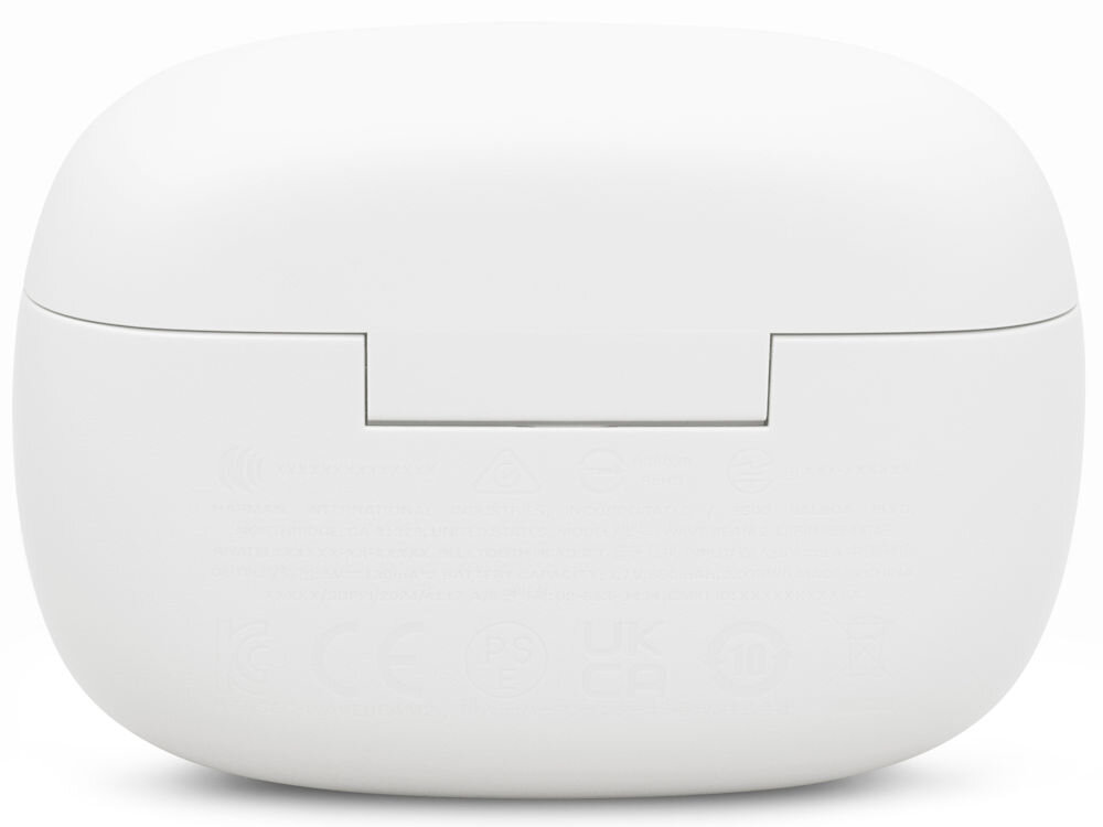 Słuchawki dokanałowe JBL Wave Beam 2 ANC - Sterowanie, tył etui ładującego