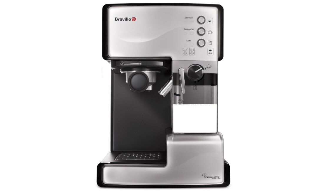 Ekspres BREVILLE Prima Latte VCF045X Srebrny Uniwersalność kawa mielona saszetki ESE