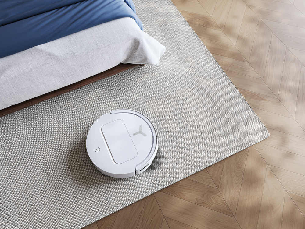 Robot sprzątający ECOVACS Deebot T50 Pro Omni Biały moc ssania  usuwa kurz, sierść i inne zanieczyszczenia różne rodzaje powierzchni Automatycznie dostosowuje siłę ssania dywany twarde powierzchnie