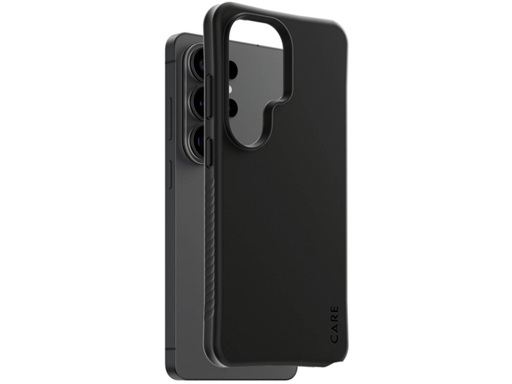 CARE Samba Black Qi - wzmocnione narożniki, recyklingowany TPU, komfortowy chwyt