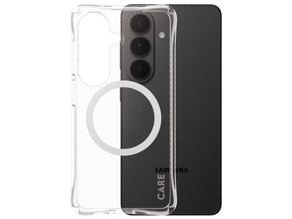 Etui CARE by PanzerGlass Samba Transparent Qi - ochrona, smukły design, pewny chwyt