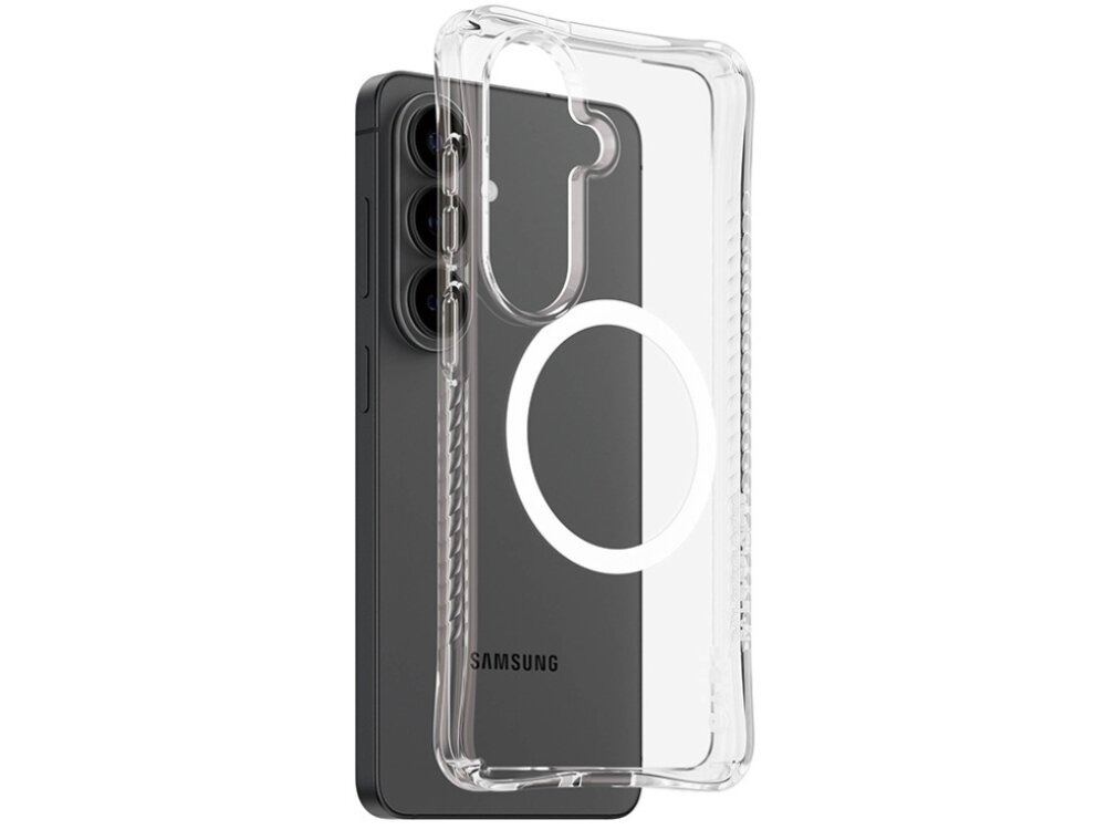 Etui CARE by PanzerGlass Samba Transparent Qi - smukłe etui, elegancki design, pewny chwyt