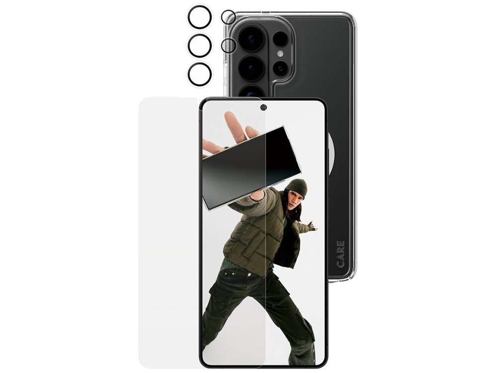 Szkło hartowane Ultra-Wide Fit z powłoką oleofobową i pełną czułością dotyku