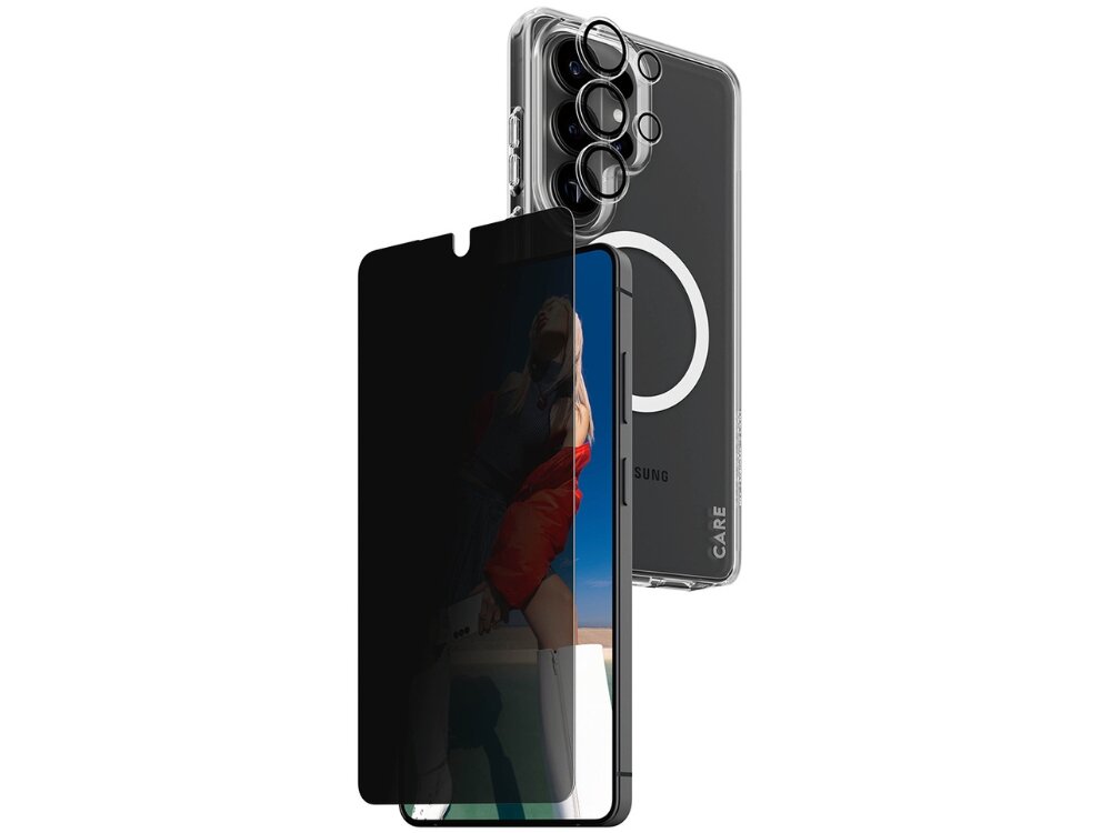 Zestaw ochronny 3 w 1 z filtrem prywatności do Samsung Galaxy S 2026