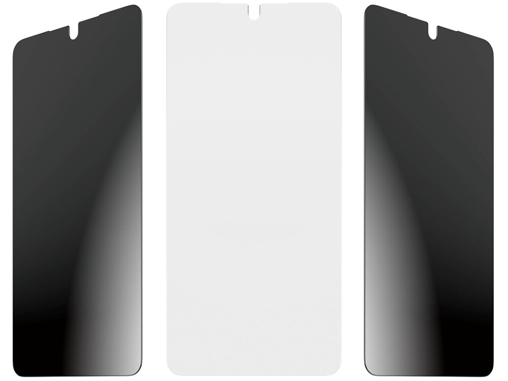 Filtr prywatności 2-way i szkło hartowane 60 procent z recyklingu