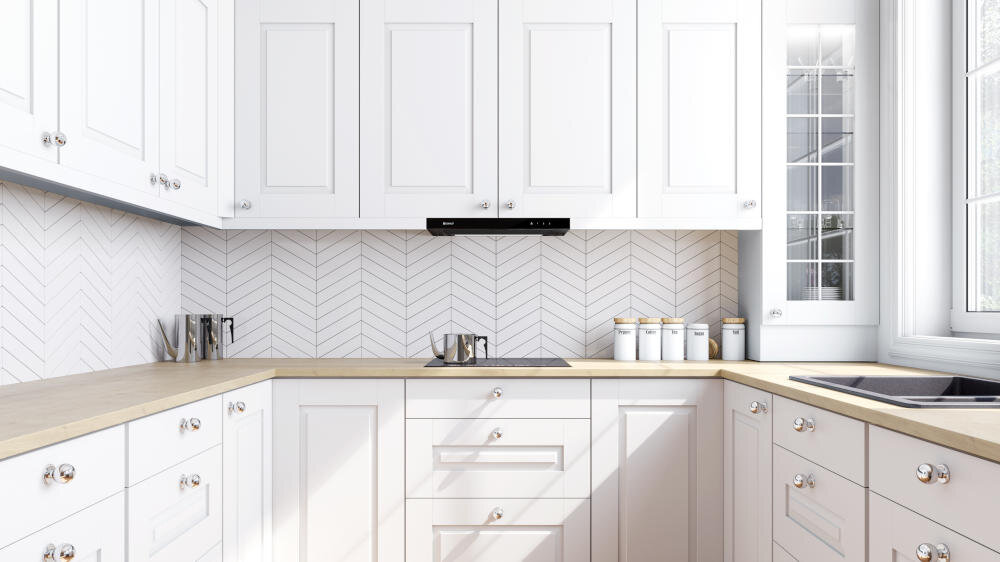 GLOBALO Teslo 60.1 tradycyjne wzornictwo konstrukcja okap szerokość turbina wydajność