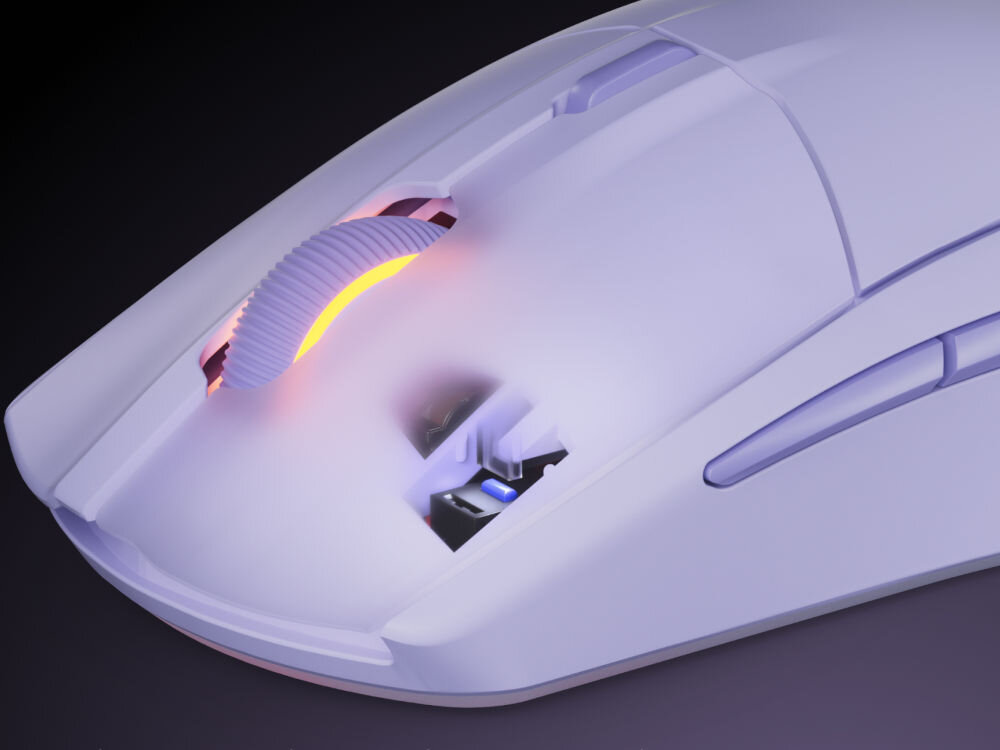 Mysz STEELSERIES Rival 3 Wireless Gen 2 widok mechanicznego przełącznika do 60 milionów kliknięć długa żywotność