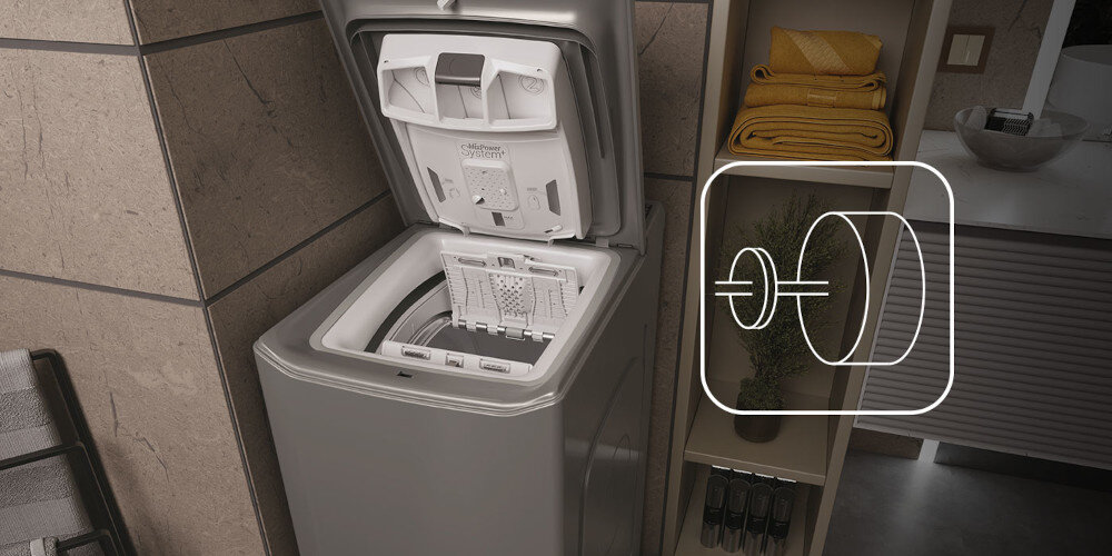 Pralka HAIER THASN276TMR5-S Niezawodny silnik inwerterowy bezszczotkowy trwałość cicha praca bez drgań niższe rachunki obniżenie kosztów wysoka wydajność