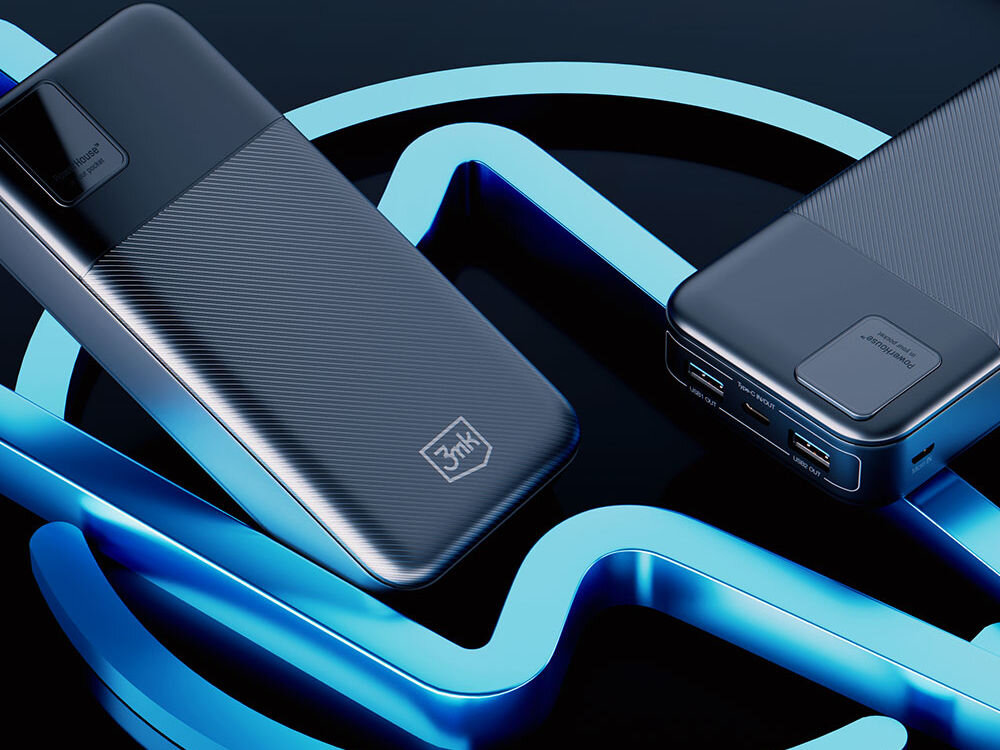 Powerbank 3MK Powerhouse 20000mAh Czarny