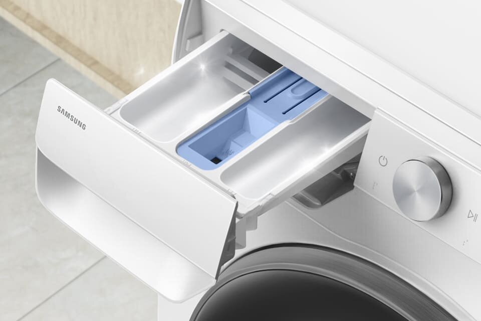 łatwiej zadbasz o czystość szuflady na detergenty