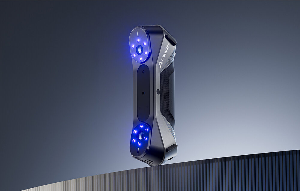 CREALITY CR-Scan Raptor wysokiej jakości niebieskiego lasera z podczerwienią (NIR) modele 3D 2000 x 2000 x 2000 mm druku 3D