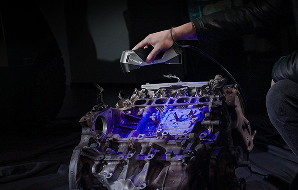 CREALITY CR-Scan Raptor skanowania liniowego 5 x 5 x 5 mm 2000 x 2000 x 2000 mm części samochodowe, figurki modele architektoniczne tekstury i barwy