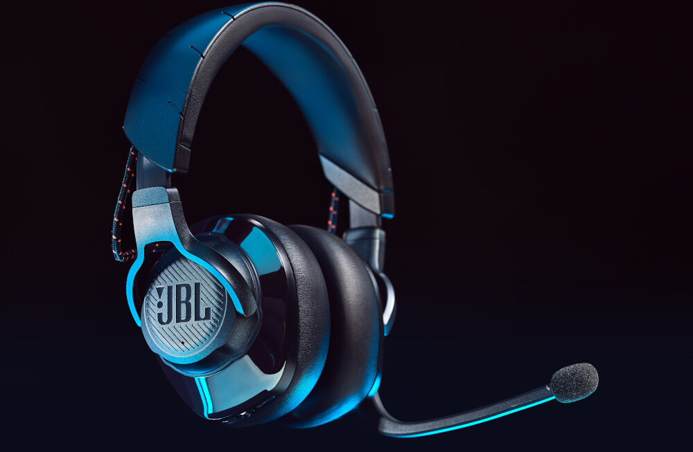 Słuchawki JBL Quantum 810 dźwięk moc łączność szumy redukcja szumów hałas głośność zakres częstotliwość waga zasilanie ładowanie złącze port wtyczka działanie etui smartfon sterowanie wygoda muzyka