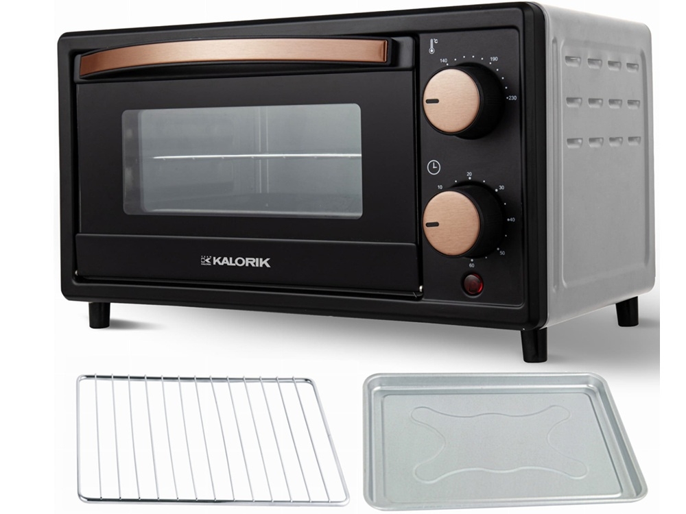 Mini piekarnik KALORIK TKG OT 2015 CO czarna obudowa, miedziane akcenty, estetyczny wygląd