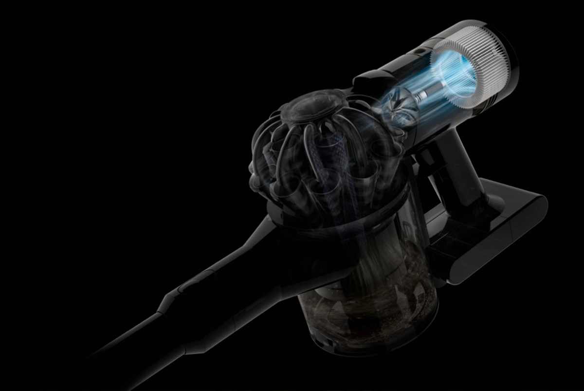 Dyson V8 Cyclone filtracja