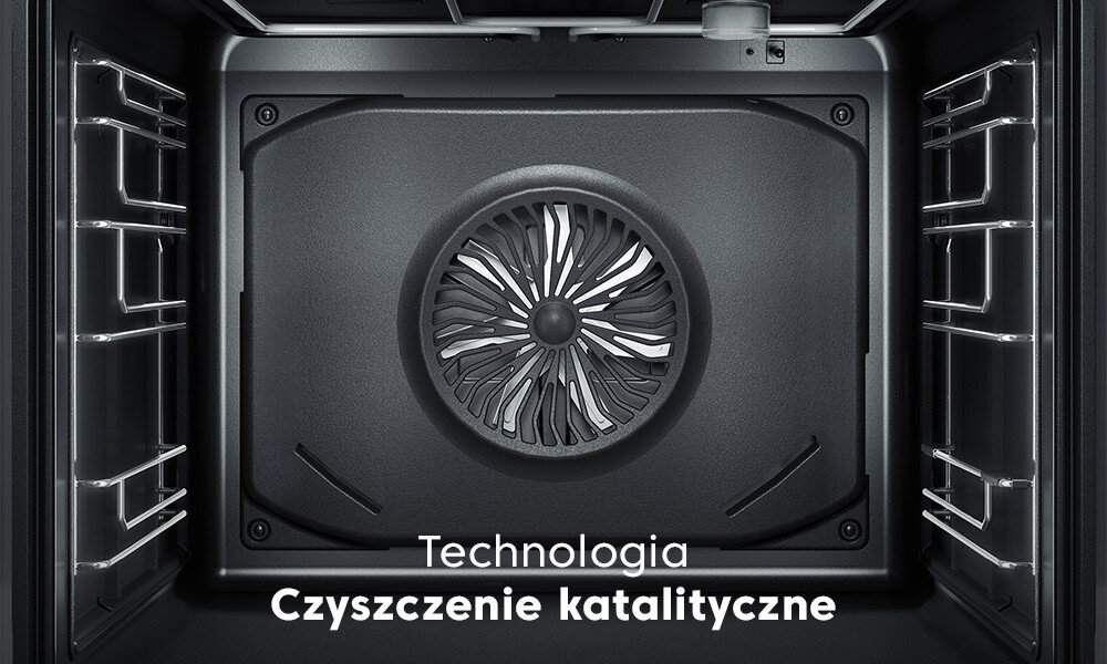 PIEKARNIK BEKO BBIM7300BC lifestyle wnętrze czyste wentylator ruszt Czyszczenie katalityczne ściana łatwe czyszczenie bez przywierania