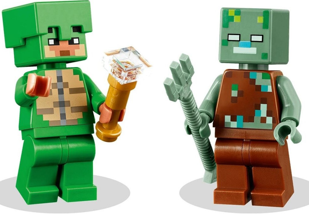 LEGO 21254 Minecraft Domek na plaży żółwi zabawa edukacja rozwój wyposażenie kreatywność