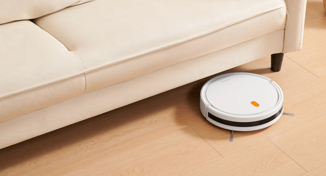 Robot sprzątający XIAOMI Vacuum E5 EU Cicha praca technologia tłumienia dźwięku 