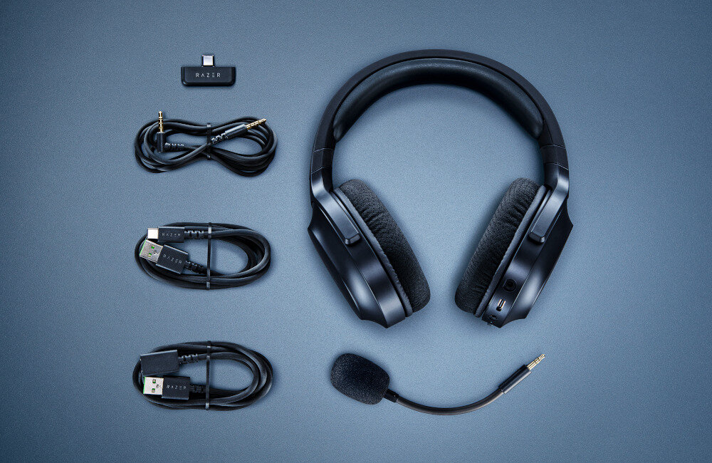 SŁUCHAWKI RAZER BARRACUDA X zestaw