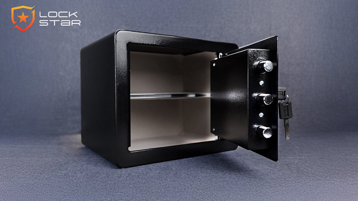 Sejf EXTRALINK EXTRALINK M-30 trzy pogrubione rygle 2 cm Rygiel odporny na siłę i manipulacje - wnetrze sejfu 