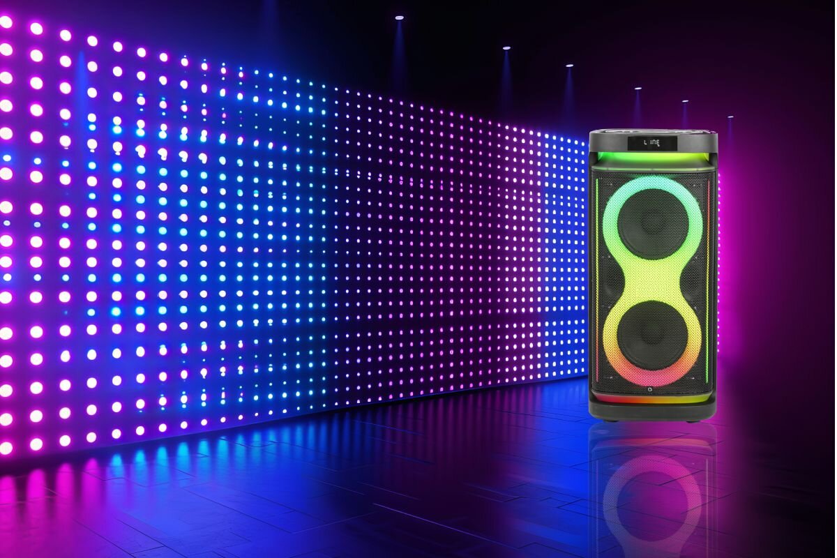 Power Audio MANTA HEKTOR - Muzyka zawsze pod ręką, urządzenie stojące na sali disco
