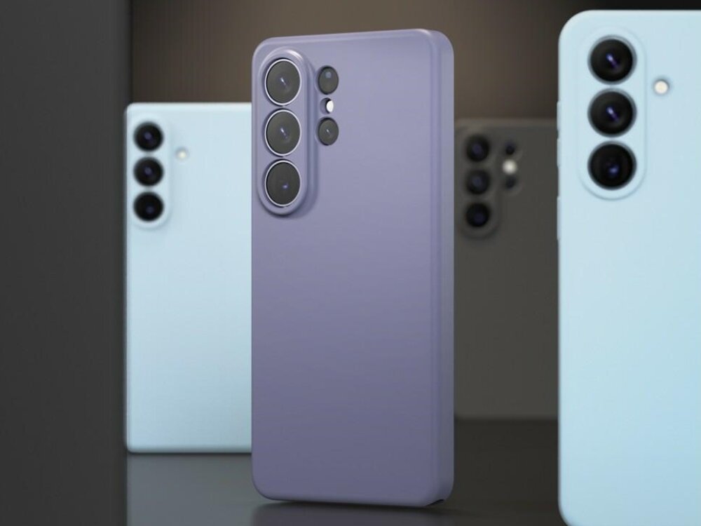 Etui ARAREE Typo Skin M MagSafe do Samsung Galaxy S26+ Jasnoniebieski - smukłe, silikonowe, wytrzymałe