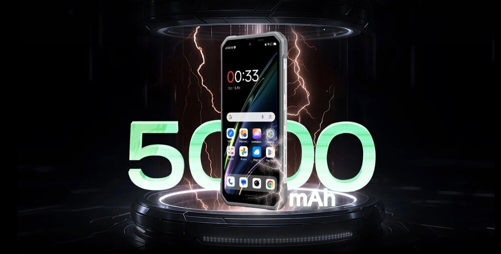 Blackview FORT 100 bateria 5000 mAh szybkie ładowanie 18W