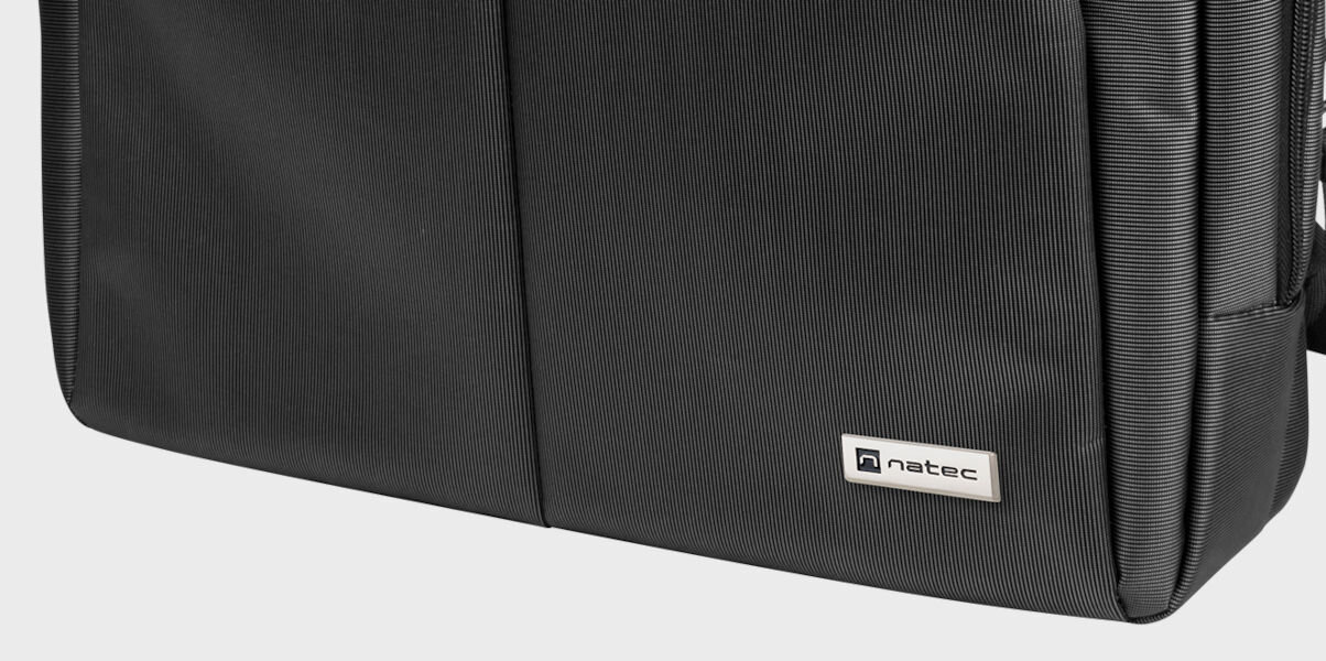 Torba na laptopa NATEC Gazelle 13-14 cali Czarny wykonana z solidnych materiałów syntetycznych podwójna warstwa na spodzie