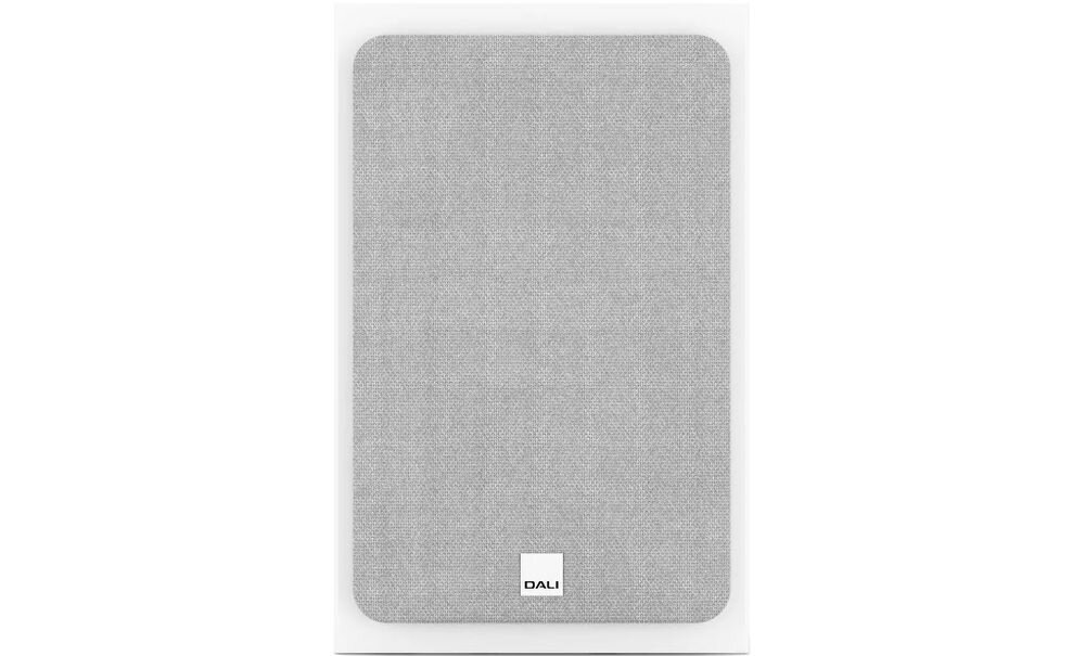 DALI Sonik On-Wall system SMC redukcja zniekształceń czysty dźwięk szczegółowe brzmienie, kolumna od frontu na białym tle