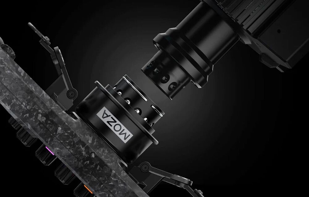 Kierownica MOZA Racing KS Pro Proces montażu kierownicy gamingowej z bazą system szybkiego montażu aluminium klasy lotniczej