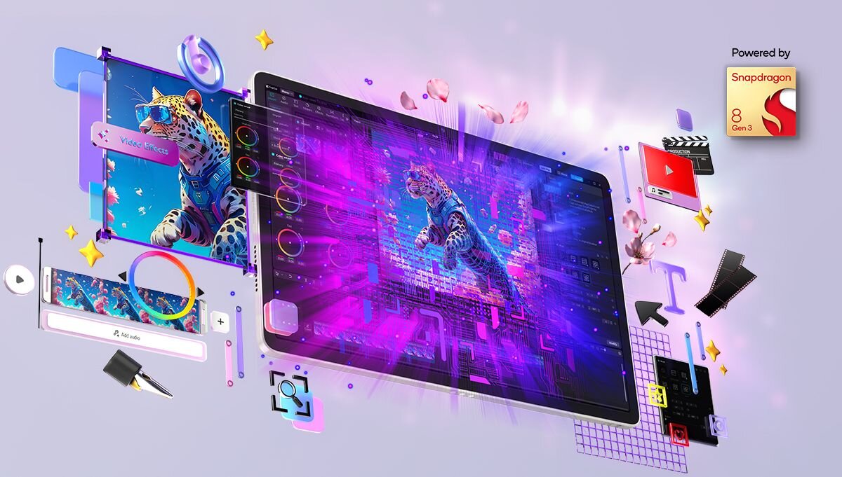 Lenovo Yoga Tab Snapdragon 8 Gen 3 wydajność AI i wielozadaniowość