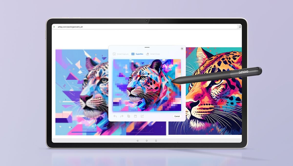 Lenovo Yoga Tab ekran 11,1 cala 3.2K PureSight Pro wysoka szczegółowość obrazu